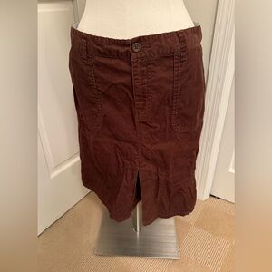Old Navy Brown Corduroy Skirt
